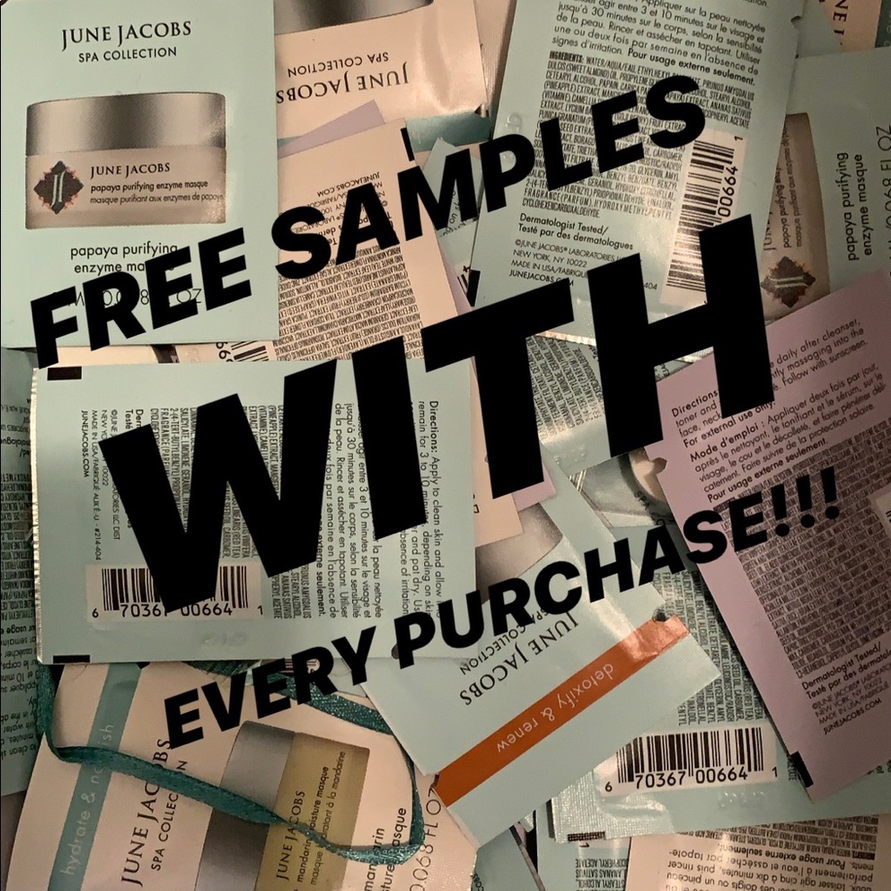 Samples With Every Purchase!!